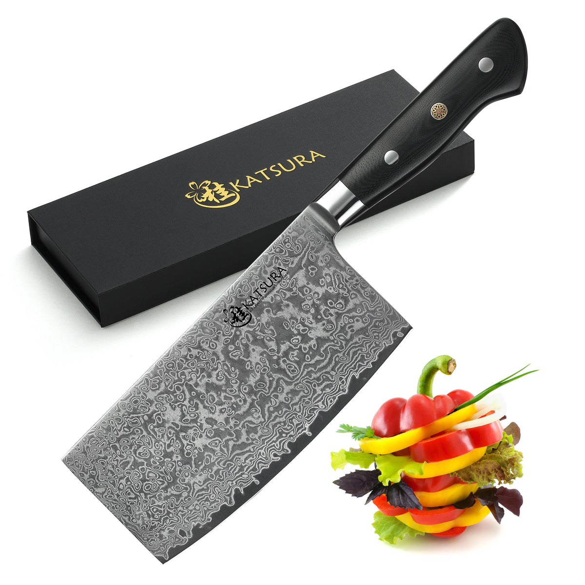 Kataoka KEISUILOU Chinese Cleaver 175mm - Globalkitchen Japan