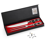 [2025 NEW] BBQ Carving Set – AUS-10 3 Layers Forged Slicer & 6-in Stainless Steel Fork [NO LOGO]