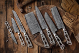 AUS-10 Damascus 3.5-in Paring Knife Blank [Logo or No Logo]