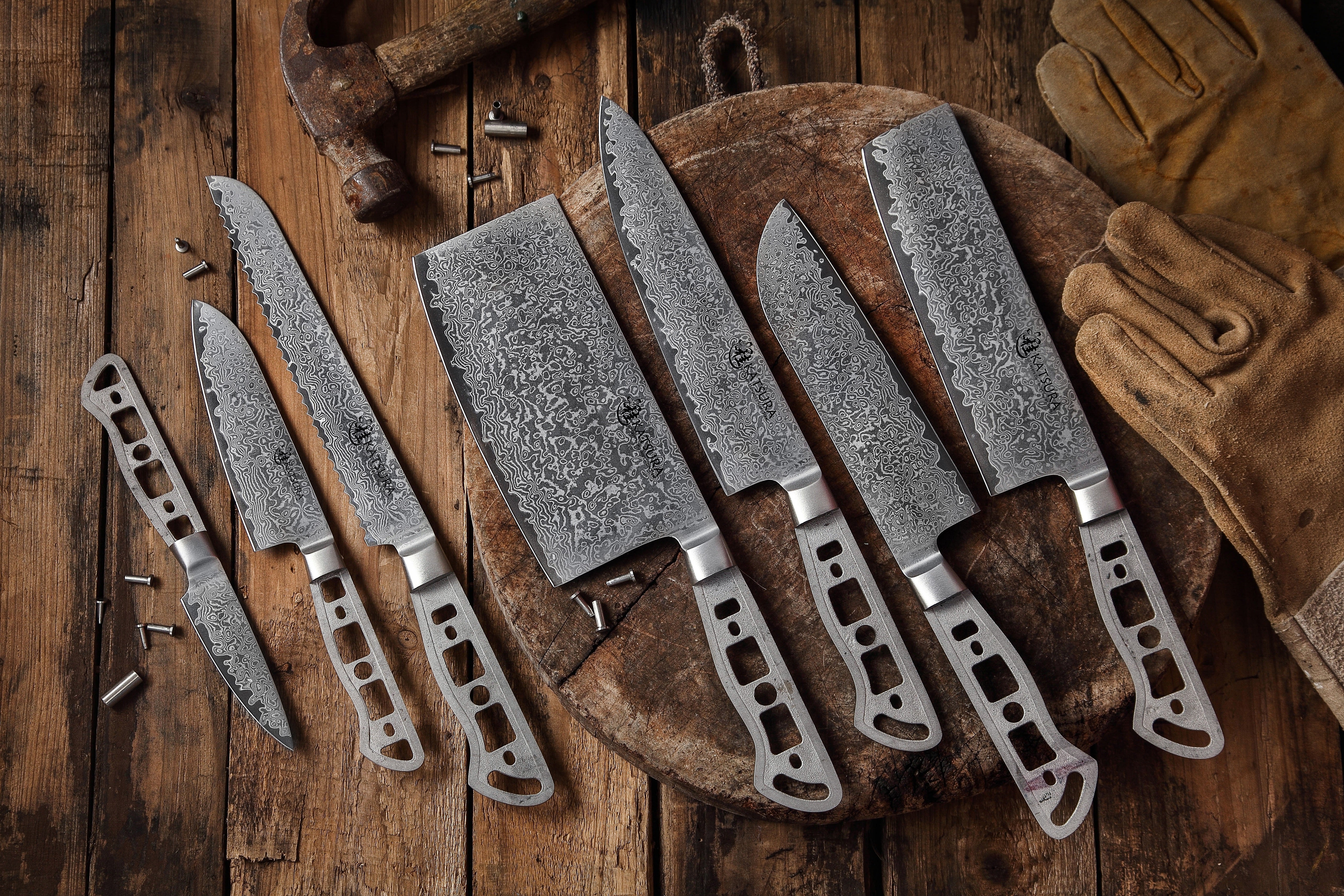 Best Damascus Steel Chinese Cleaver Knife Supply for Restaurant